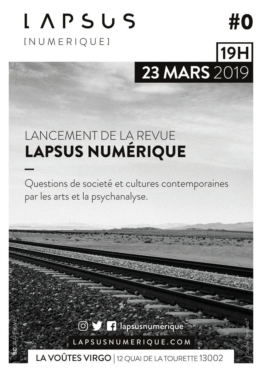 Affiche #0, lancement de la revue Lapsus Numérique