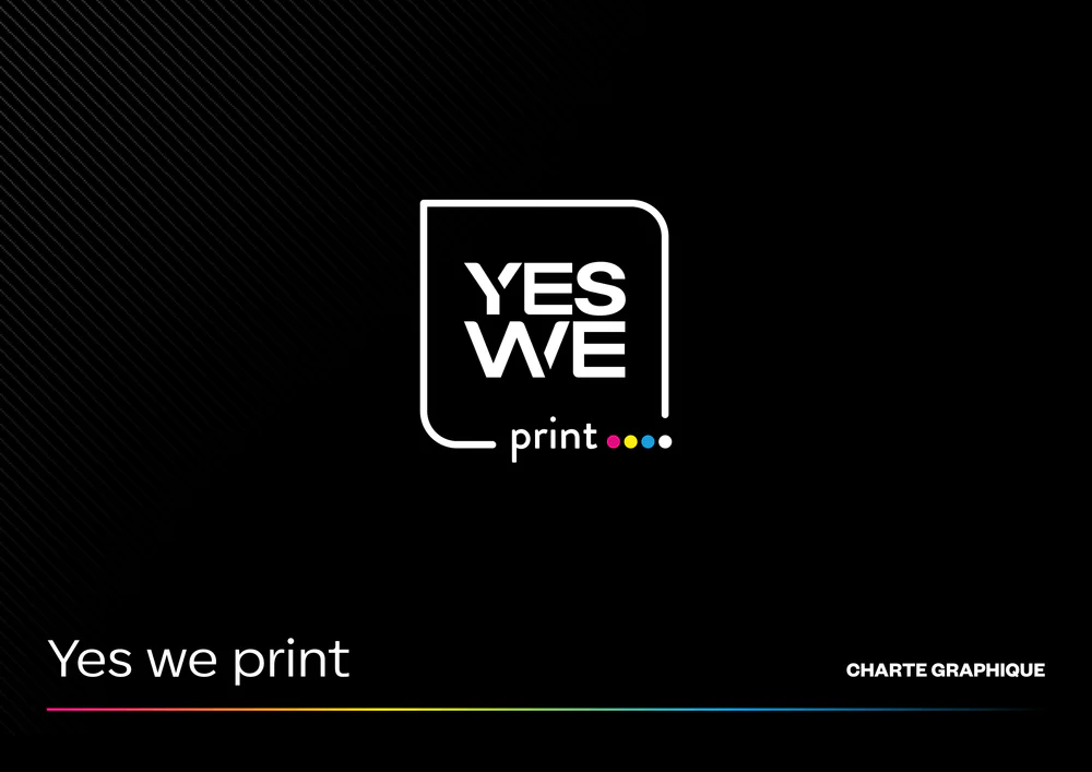 Couverture de la charte graphique Yes We Print